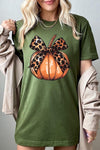 Coquette Bow Pumpkin Graphic T Shirts - ONLINE ONLY